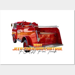 1961 Jeep Forward Control FC 170 Fire Truck Posters and Art